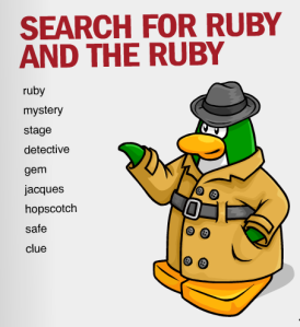 ruby and ruby word search