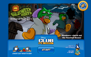 halloween party login page2